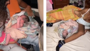 Mujer dio a luz a su bebé mientras se encontraba sola en su casa en Maracaibo (Video)