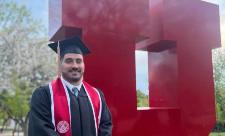 Orgullo tricolor: Joven venezolano se graduó con honores en universidad de Utah