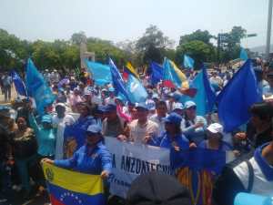 Trabajadores de Anzoátegui marcharon para exigir el fin de la miseria salarial