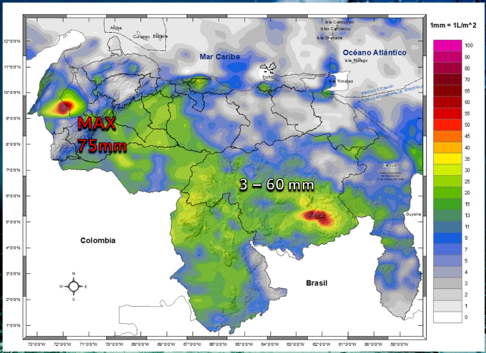 Precipitaciones y descargas eléctricas en varios estados del país tras paso de la onda tropical 10