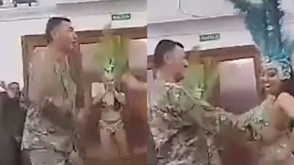 Escándalo en Argentina: Militares festejan Día del Padre con bailarinas… video se hizo VIRAL y fueron sancionados
