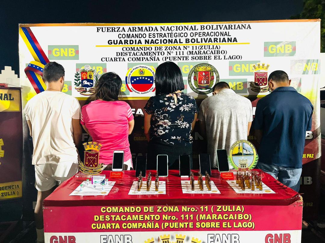 Cinco detenidos por intentar traficar a Venezuela 36 ampollas con fentanilo, la “droga zombie”