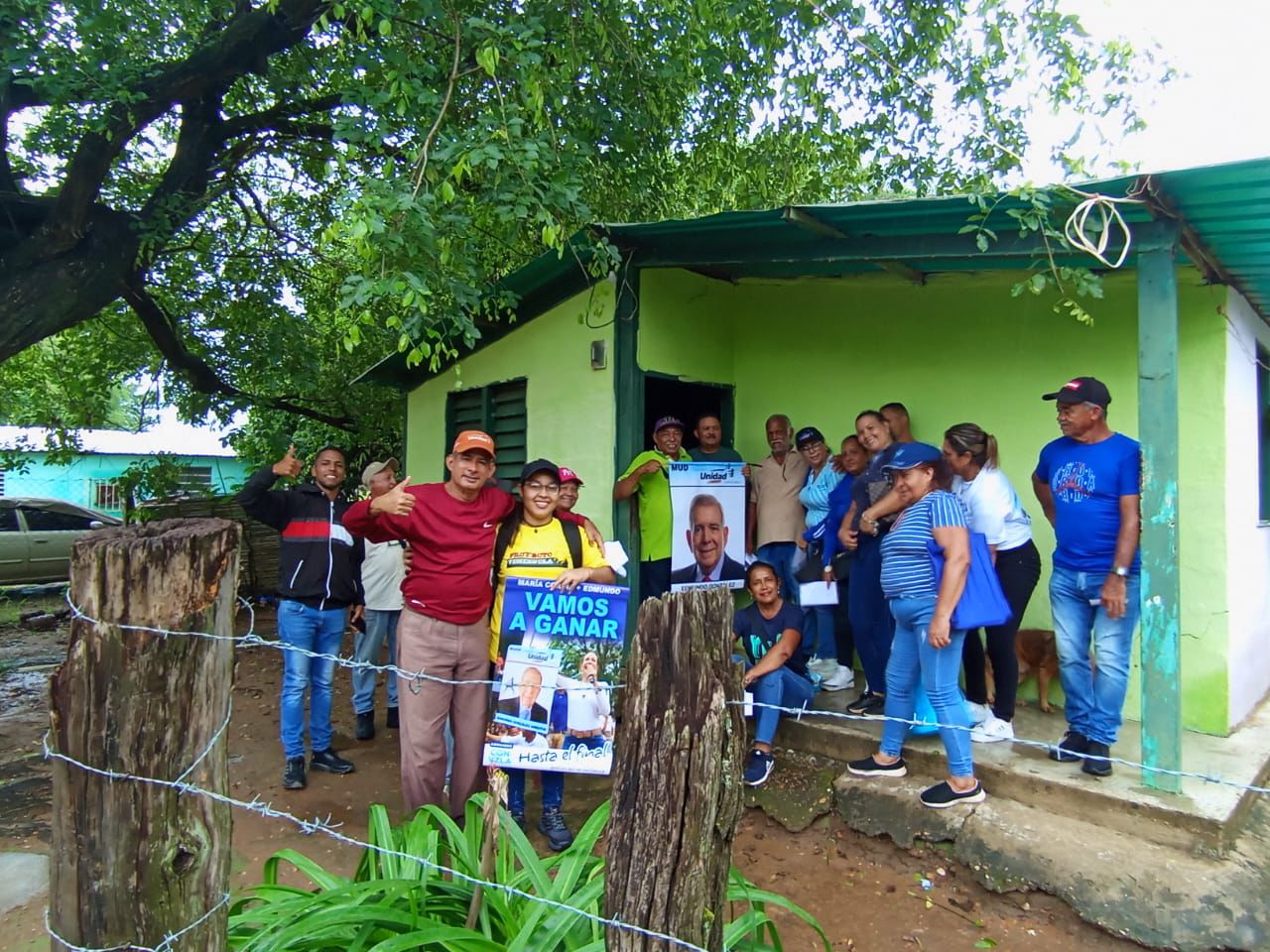 Comando con Venezuela en Guárico invitó a votar por Edmundo González en la parroquia rural Sosa
