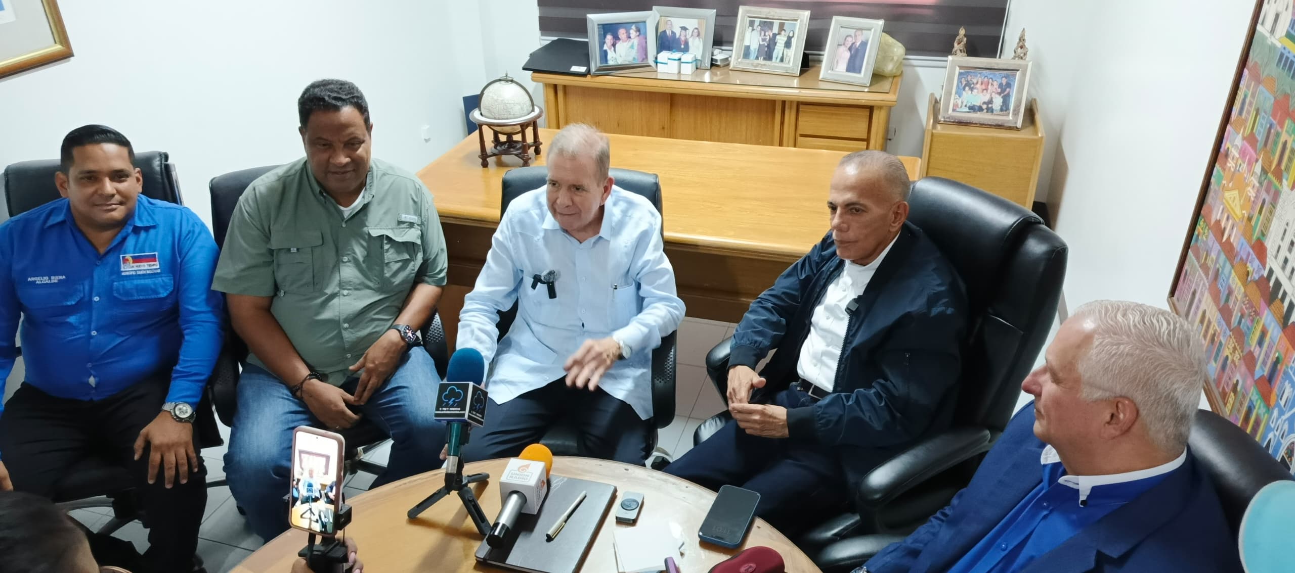 Edmundo González se reunió con Manuel Rosales y alcaldes en su visita a Maracaibo este #23Jul (Imágenes)
