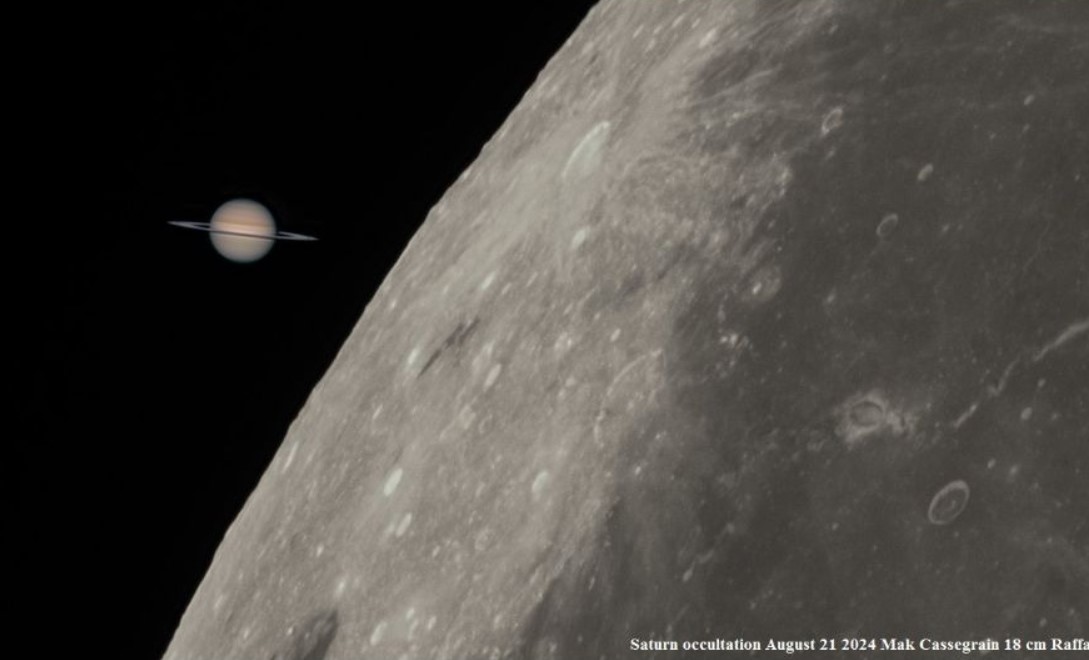 En IMÁGENES: así se vivió la ocultación de Saturno por la Luna en varios países