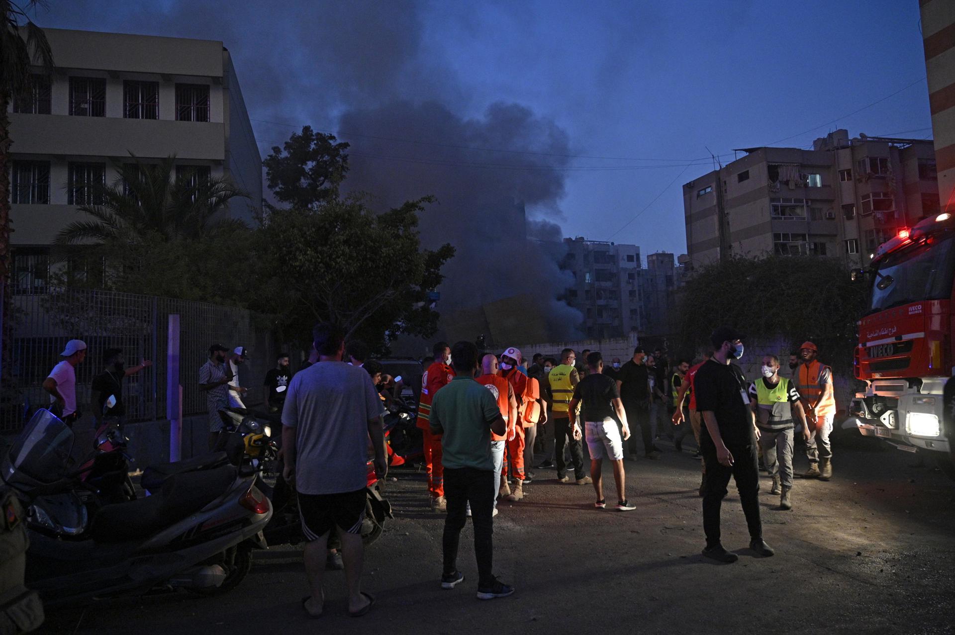 VIDEO: estremecedor bombardeo israelí acabó con la sede central de Hezbolá en Beirut