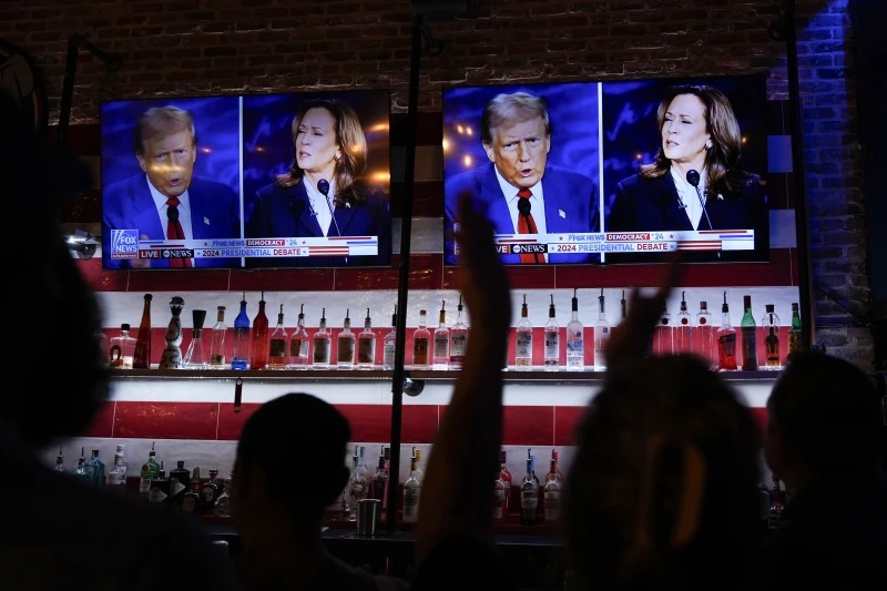 Trump y Harris se enmarcaron en un duro debate que vio a ambos enfrentarse por primera vez